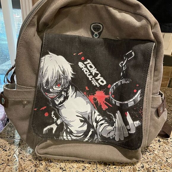 Tokyo Ghoul Canvas Backpack and Matching Shirt Men’s Large - Picture 5 of 15